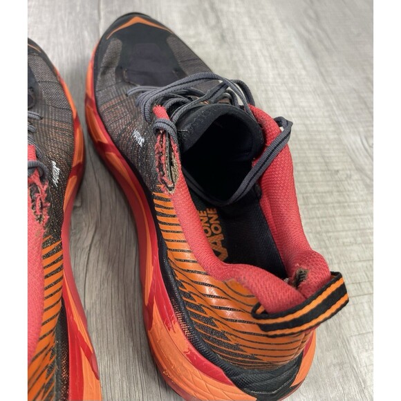Hoka Evo Mafate 2 Womens Size 9 Red Black Athletic Trail Running Shoes Sneaker B - Picture 8 of 12